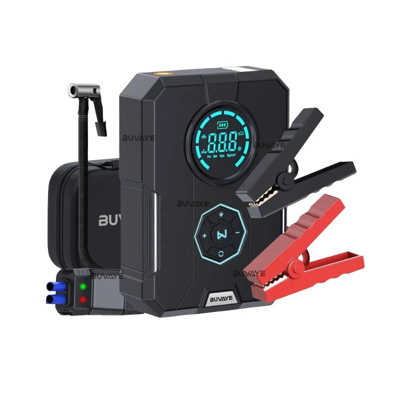 Car Jump Starter | Air Pump | Power Bank | Torch | 6 in 1 - Supersell