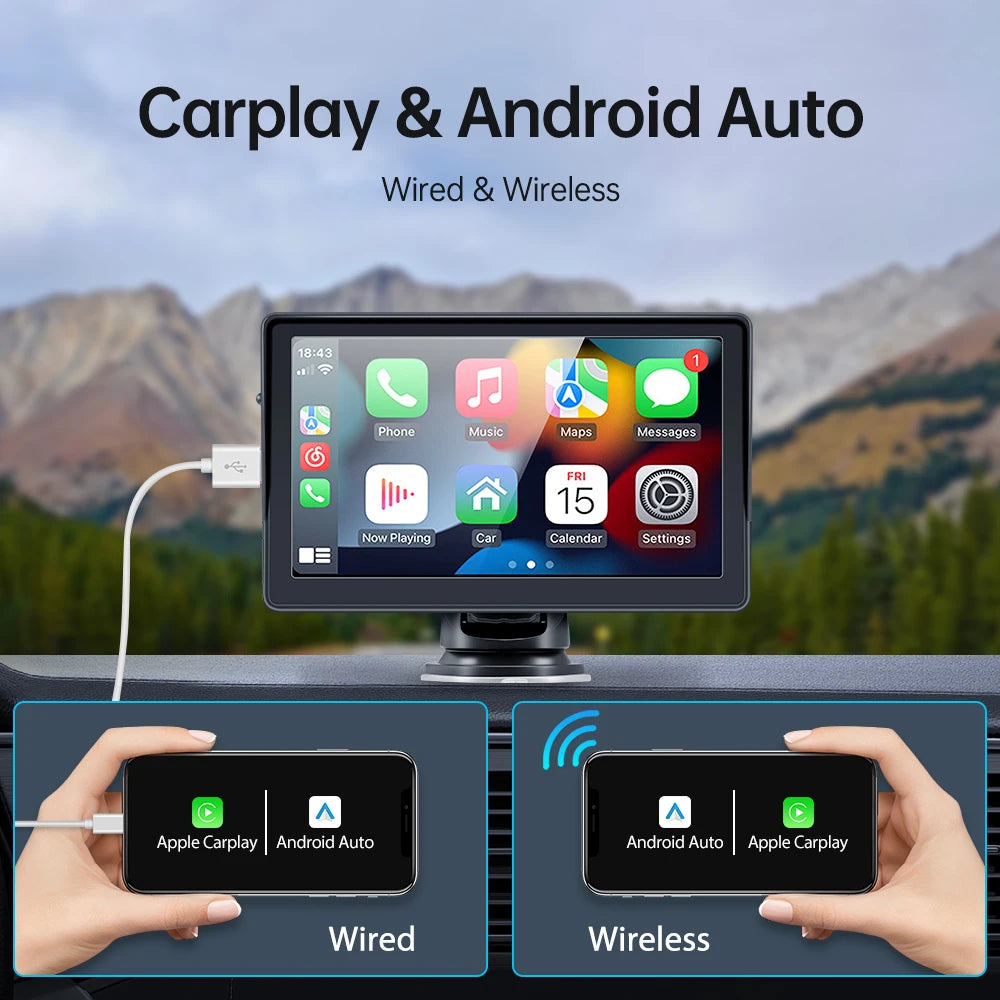 Portable Car Touch Screen for Android and iOS - Supersell