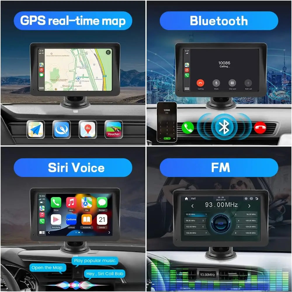 Portable Car Touch Screen for Android and iOS - Supersell