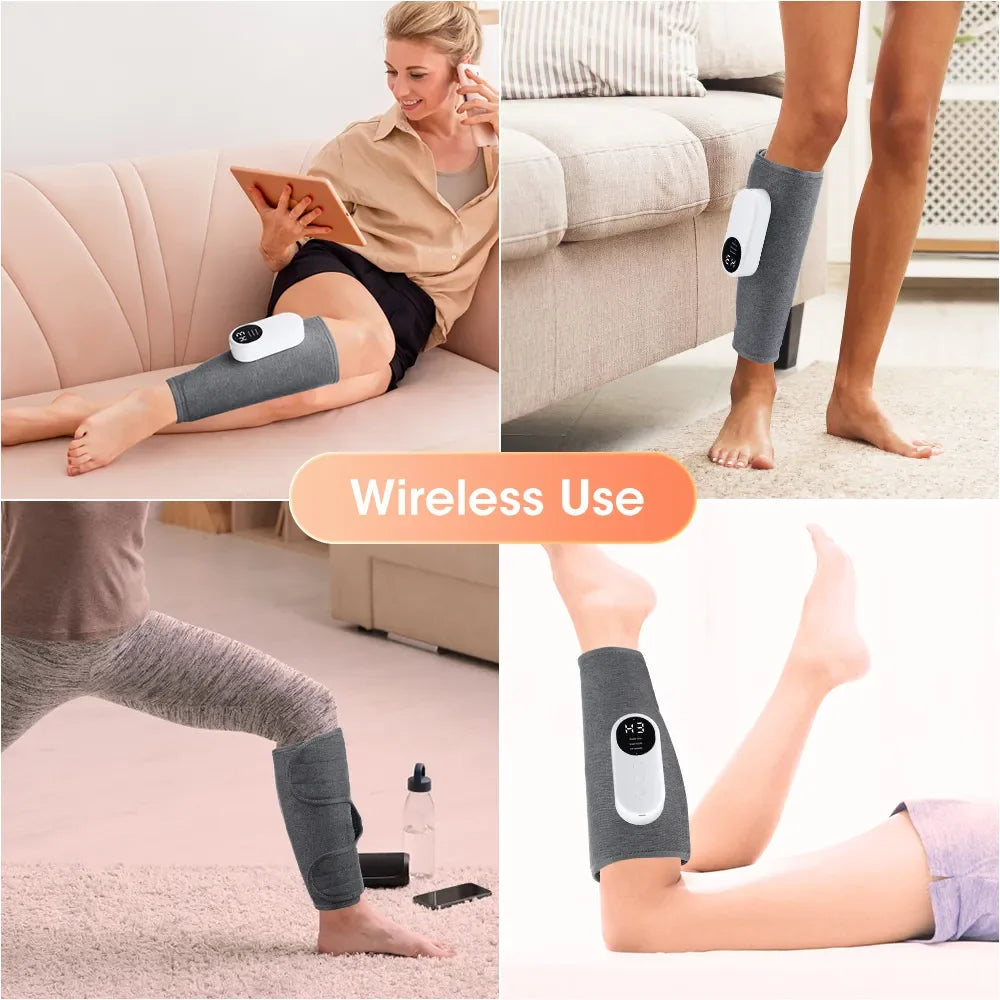 Electric Leg Calf Thigh Massager Air Compression Warm Massager - Supersell