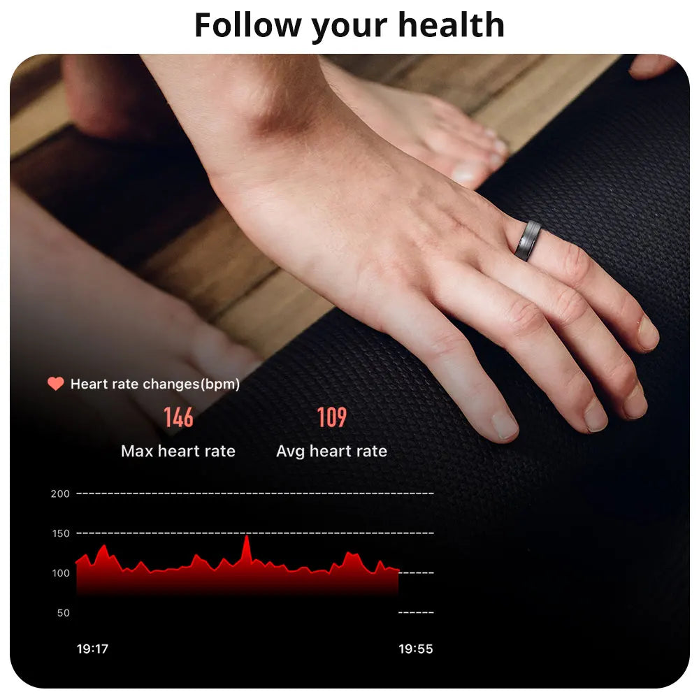 COLMI R06 Smart Ring Men Women Heart Rate and Blood Oxygen Monitor - Supersell 