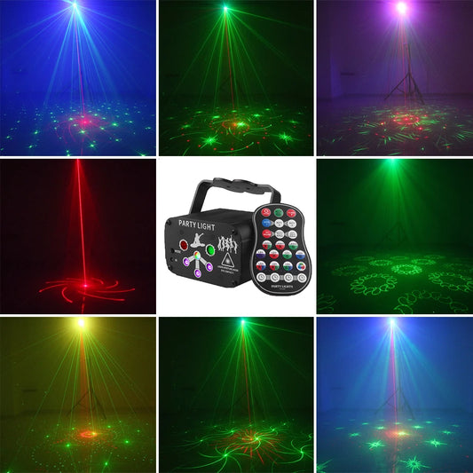 Mini DJ Disco Laser Light Projector USB Rechargeable - Supersell