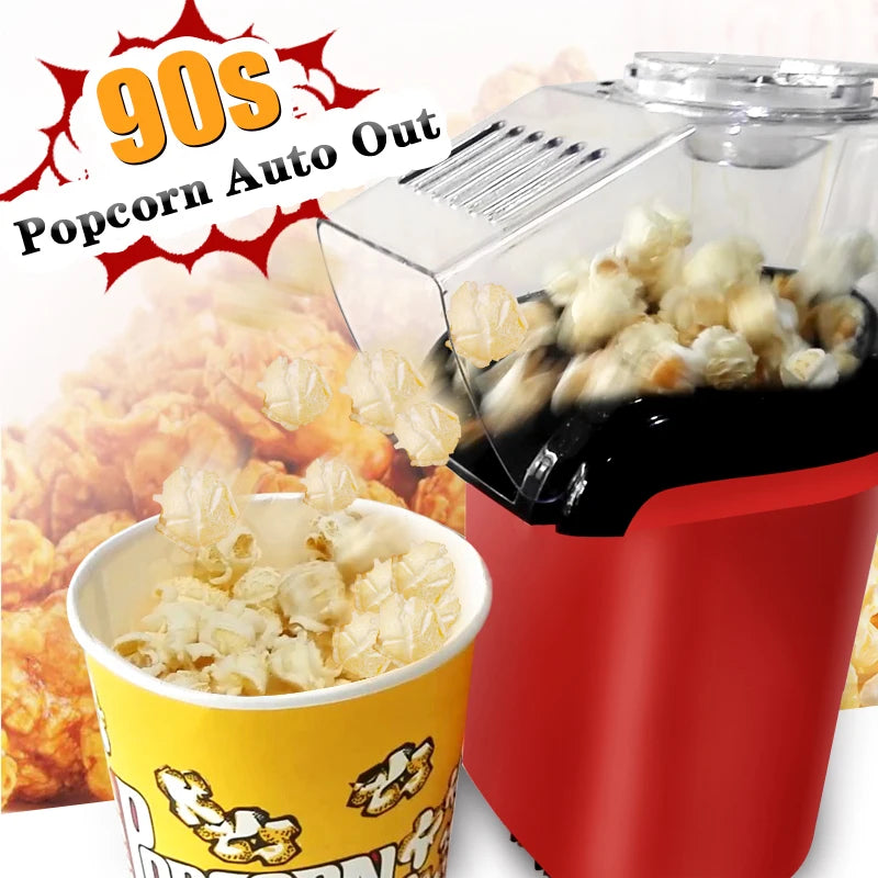 Mini Popcorn Maker Machine-1200W Household Healthy home kitchen - Supersell