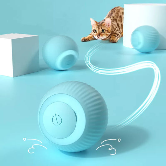 Electric Cat Ball Toys Automatic Rolling Smart Cat Toys - Supersell