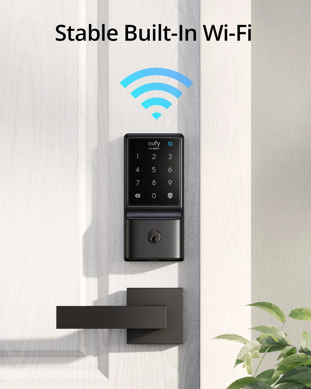 eufy Security Smart Lock 5-in-1 Keyless Entry Door Lock C210 (E110) Built-in Wi-Fi - Supersell