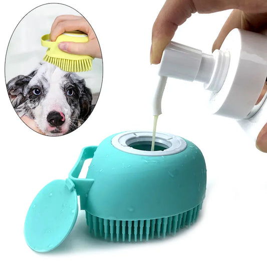 Dog Cat Bath Brush Soft Silicone - Supersell