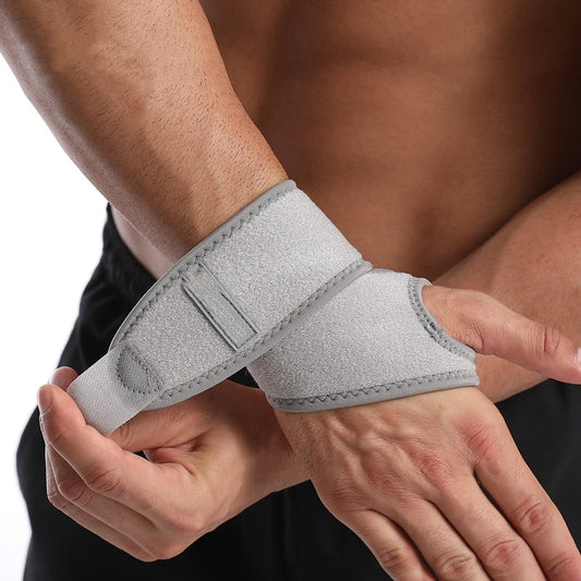 Wrist Guard Band Brace Support Carpal Tunnel Sprains Strain Gym Strap Protective Gear - Supersell 